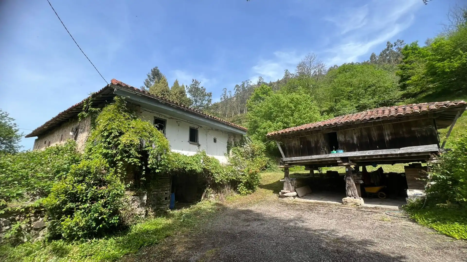 Vista exterior de Casa o xalet en venda en Cangas de Onís amb Jardí privat