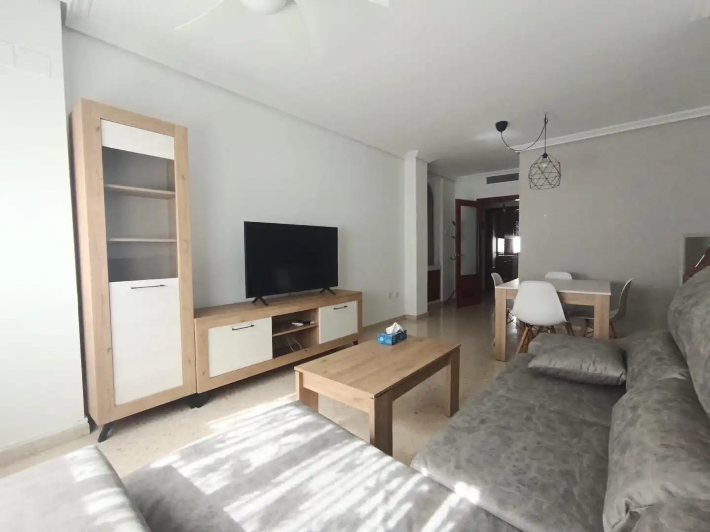 Sala de estar de Piso de alquiler en  Córdoba Capital con Aire acondicionado, Terraza y Amueblado