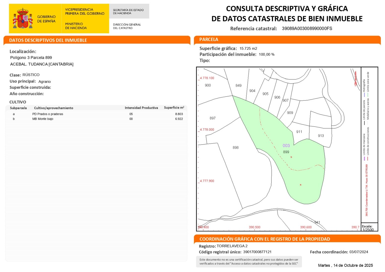 Residencial en venda en Tudanca