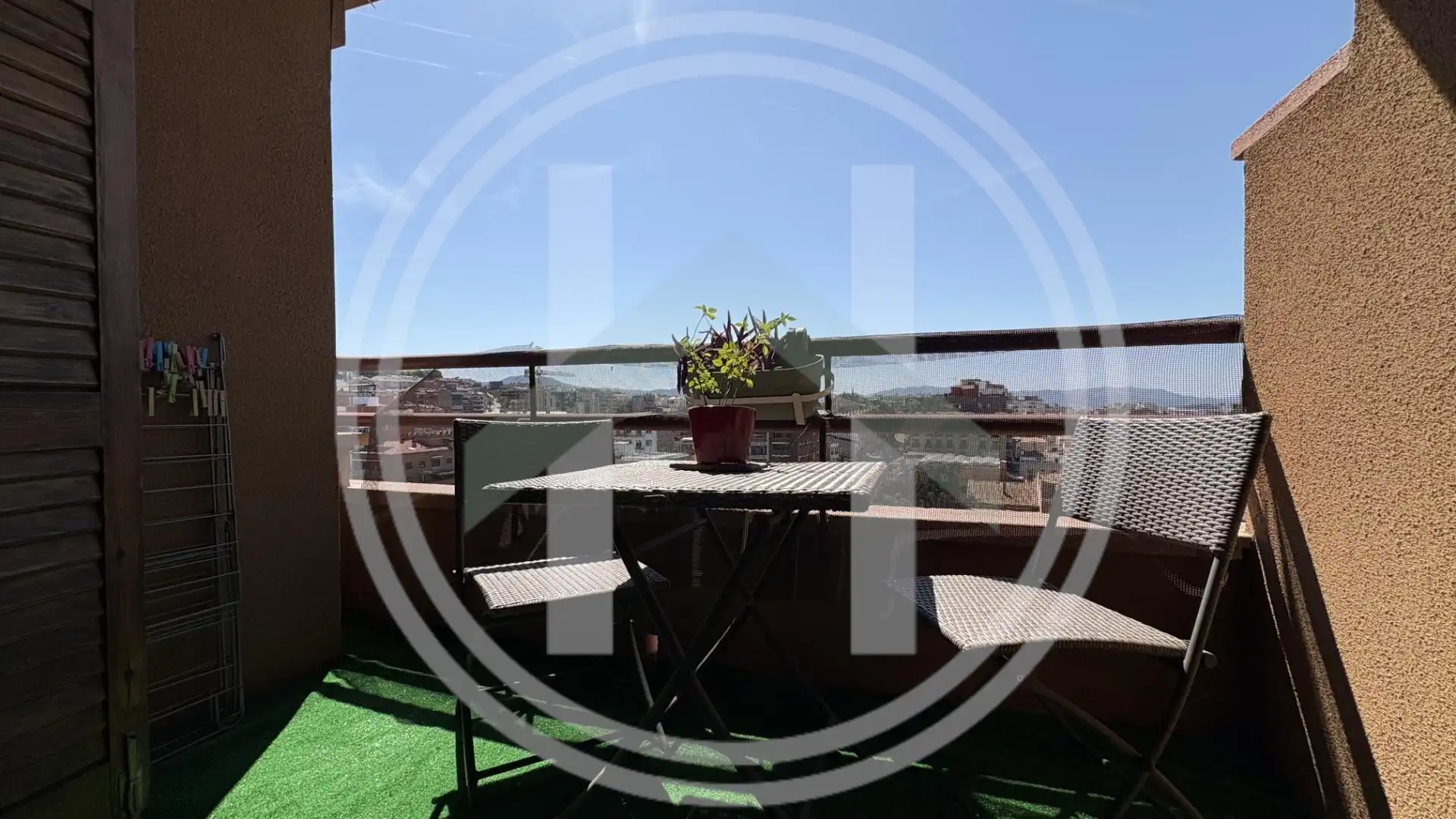Terrace of Flat for sale in Granollers  with Heating, Parquet flooring and Balcony