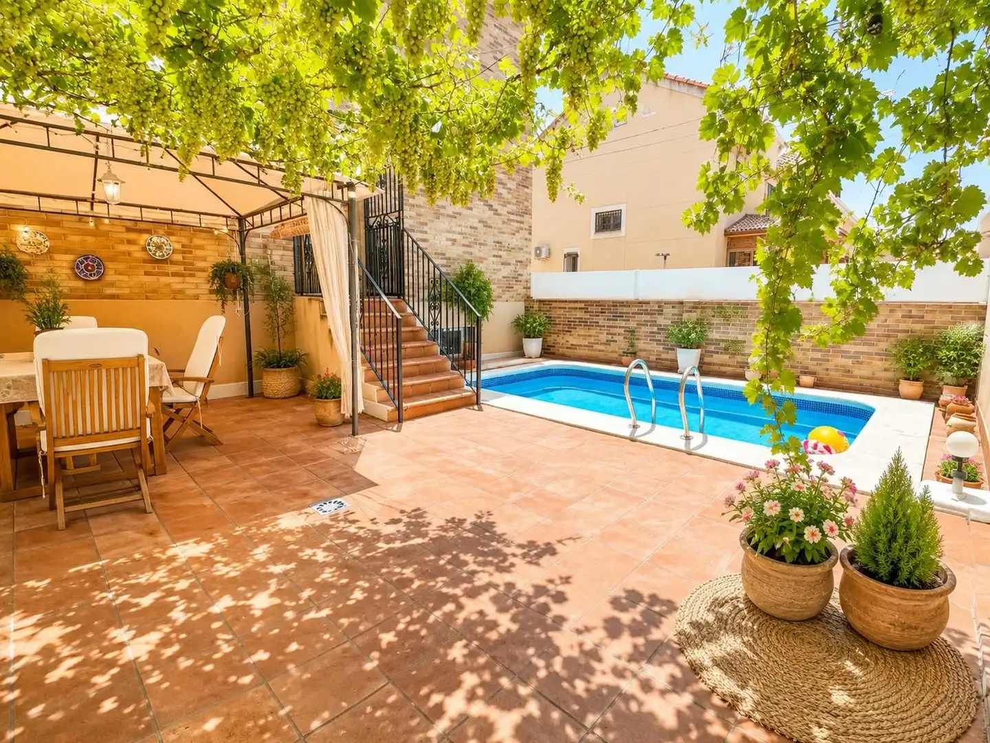 Swimming pool of Detached homes for sale in Arganda del Rey  with Heating, Terrace and Swimming Pool