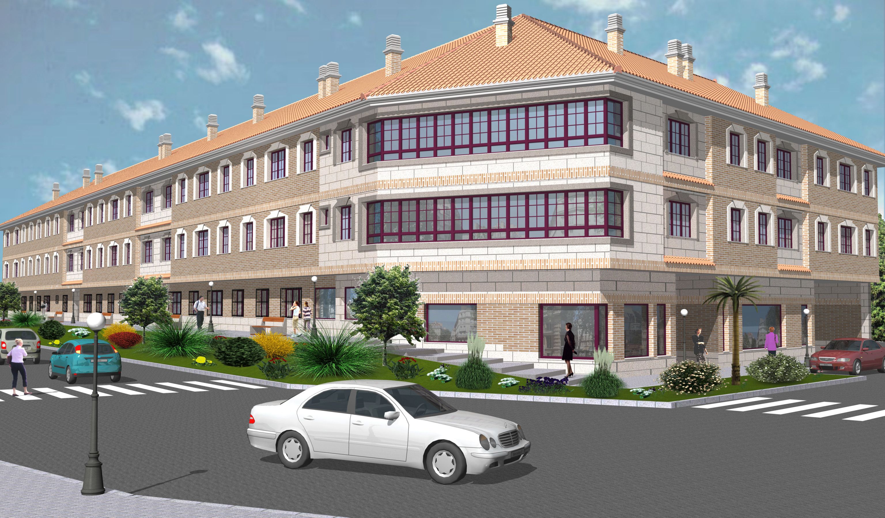 Exterior view of Flat for sale in Villafranca de los Caballeros  with Air Conditioner, Heating and Private garden