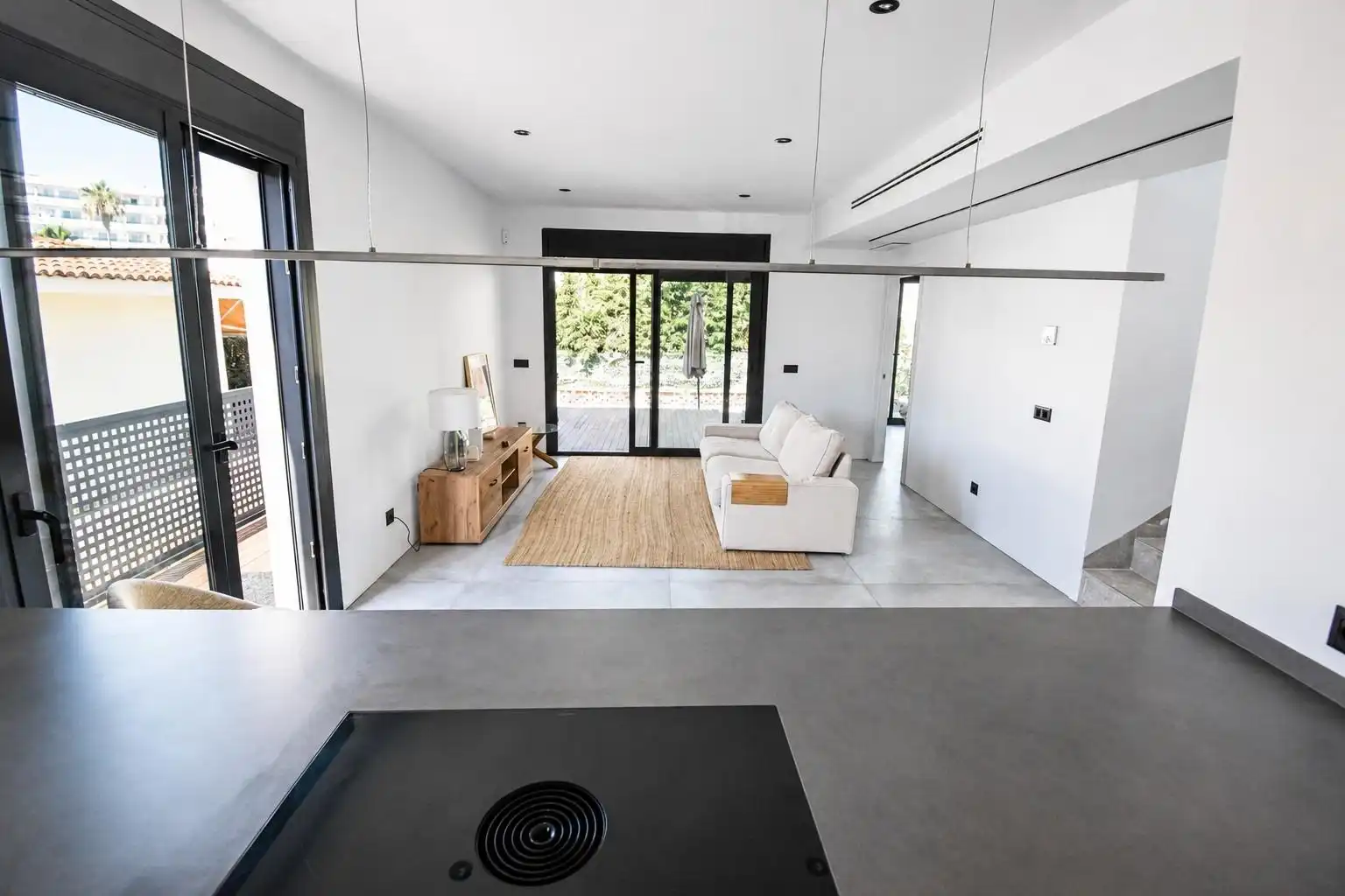 Sala de estar de Casa o chalet en venta en Alcúdia con Aire acondicionado, Jardín privado y Terraza