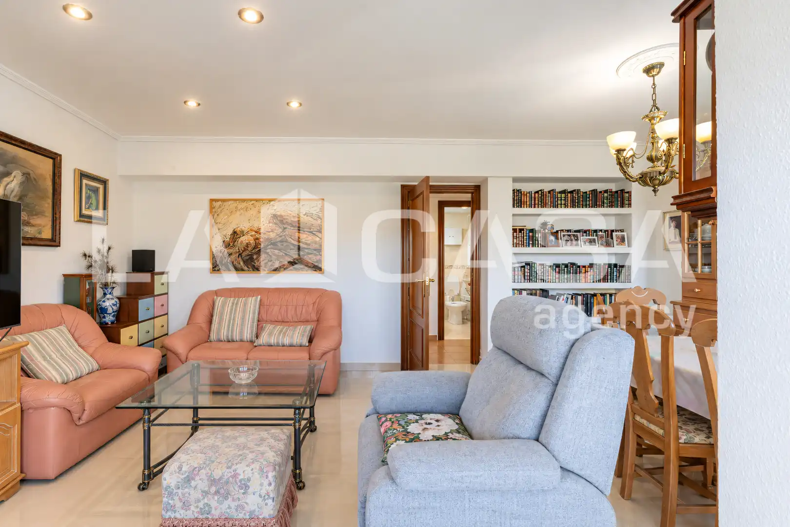 Living room of Flat for sale in Valencia  with Balcony