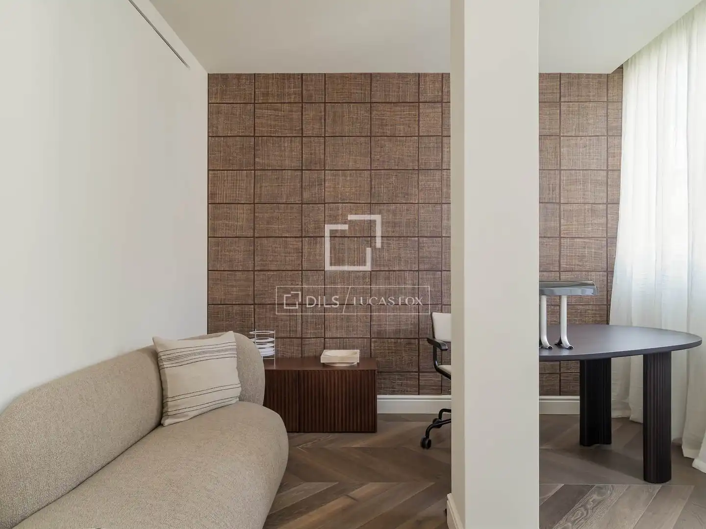 Sala de estar de Piso en venta en Barcelona con Aire acondicionado, Amueblado y Balcón
