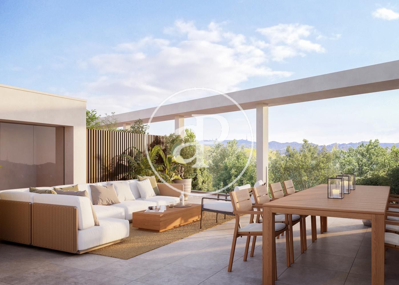 Terrace of Attic for sale in Sant Cugat del Vallès  with Air Conditioner, Heating and Terrace