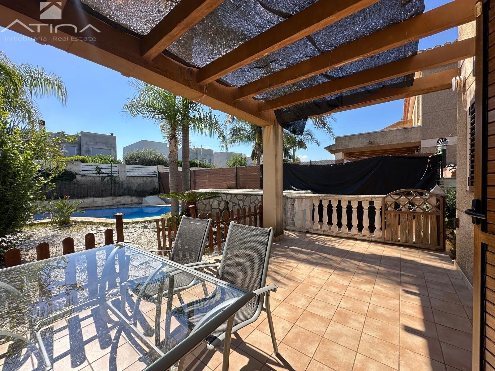 Terrace of Single-family semi-detached for sale in Daimús  with Private garden, Terrace and Storage room