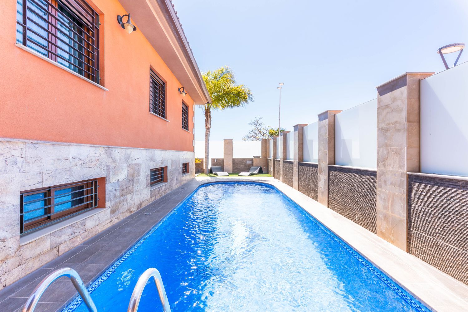 Swimming pool of House or chalet for sale in Pulpí  with Air Conditioner and Heating