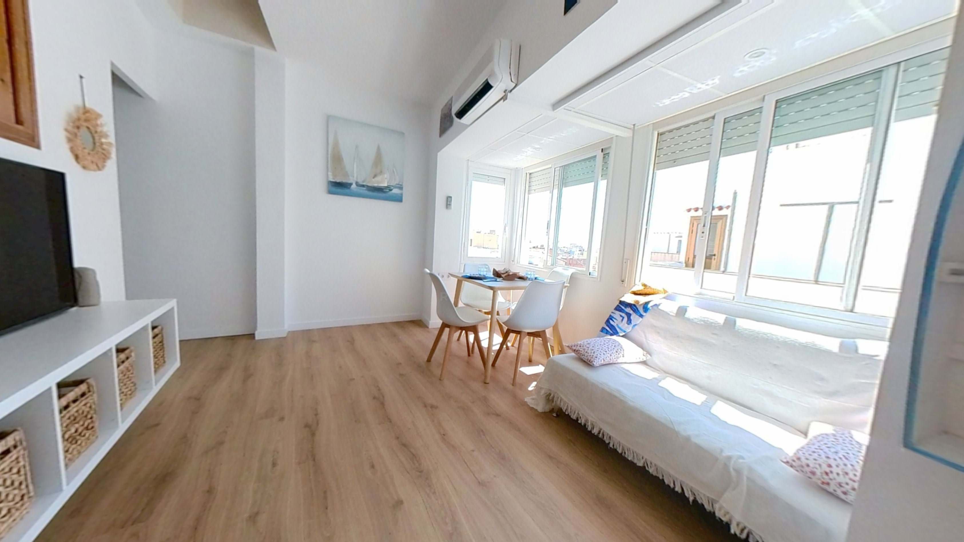 Living room of Flat for sale in L'Ametlla de Mar   with Air Conditioner and Terrace