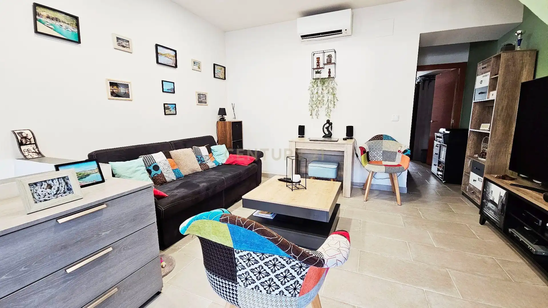 Sala de estar de Casa o chalet en venta en Portbou con Aire acondicionado, Horno y Lavadora