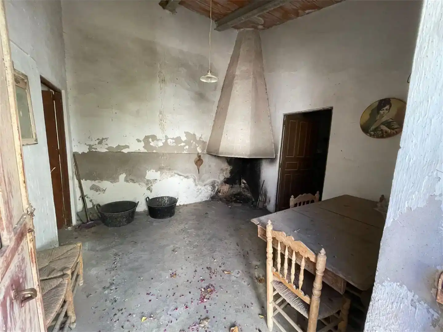Cuina de Finca rústica en venda en Santa María de los Llanos amb Balcó