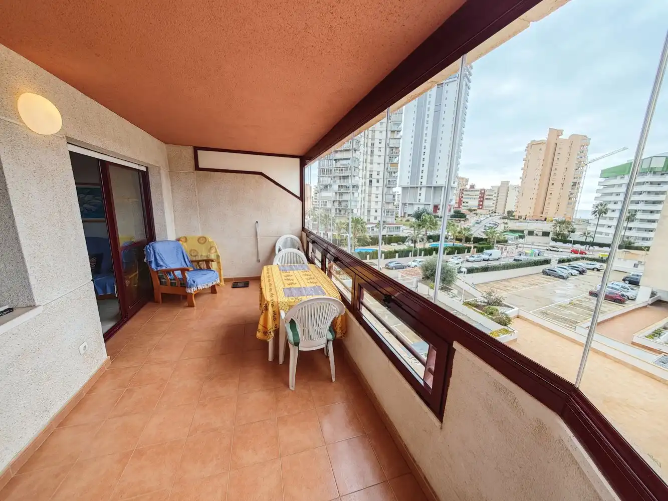 Vista exterior de Apartamento en venta en Calpe / Calp con Aire acondicionado, Calefacción y Jardín privado