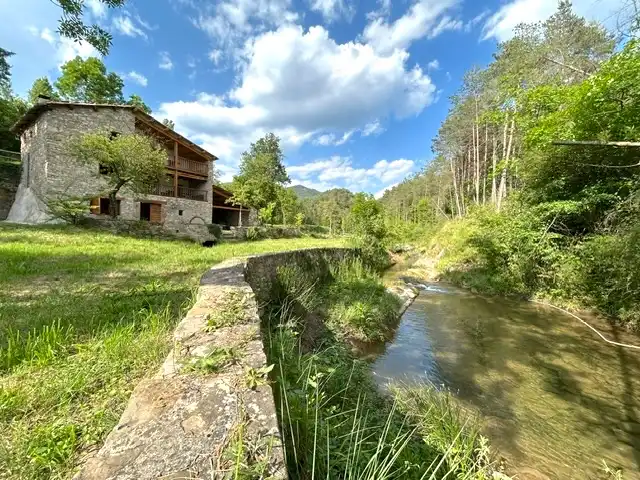 Vista exterior de Finca rústica en venda en Borredà amb Calefacció, Jardí privat i Terrassa
