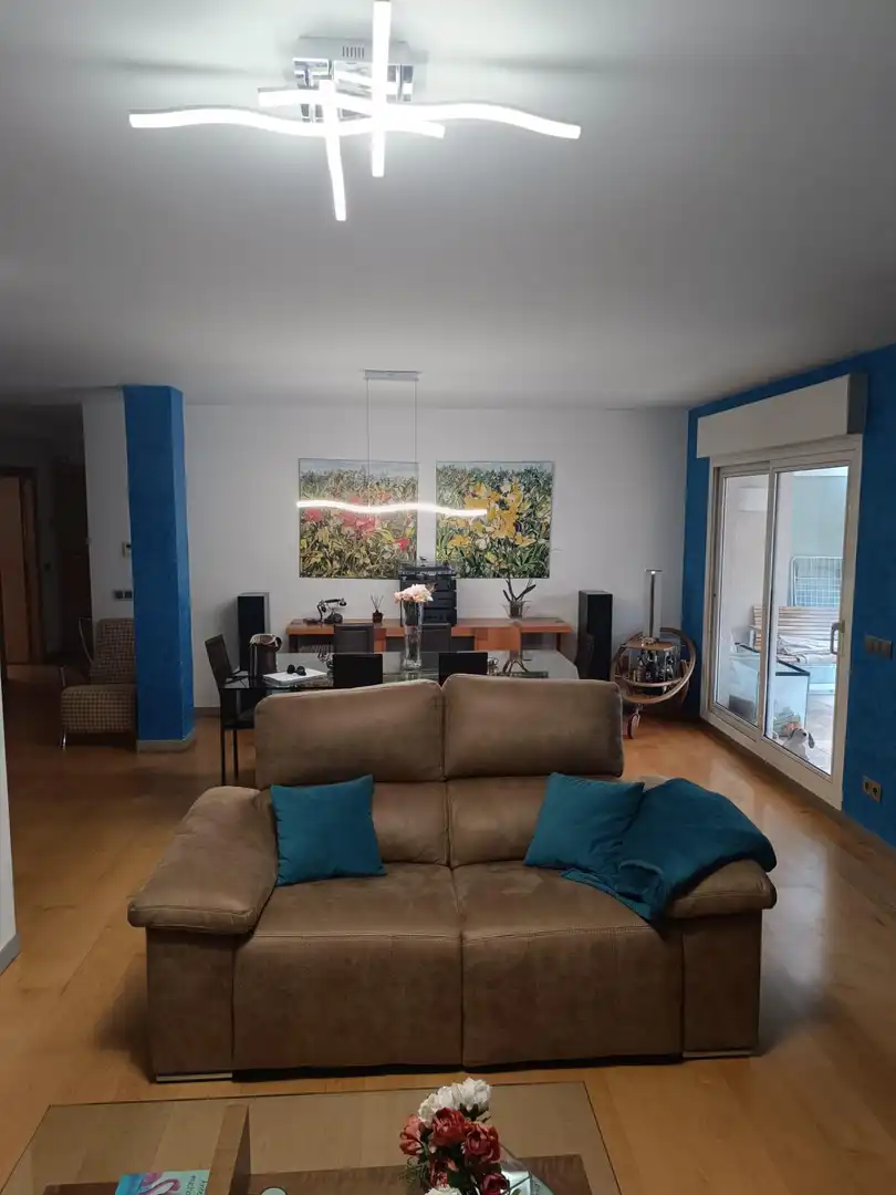 Sala d'estar de Àtic en venda en Murcia amb Aire condicionat, Calefacció i Terrassa