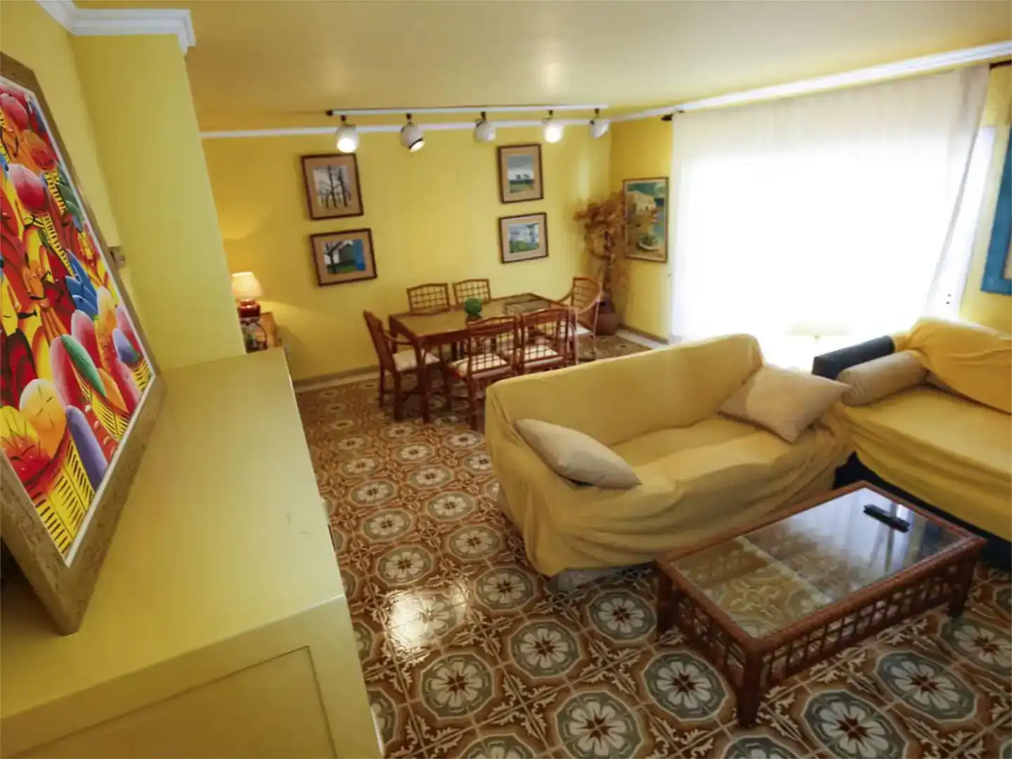 Sala d'estar de Casa o xalet de lloguer en Salou amb Aire condicionat, Jardí privat i Piscina