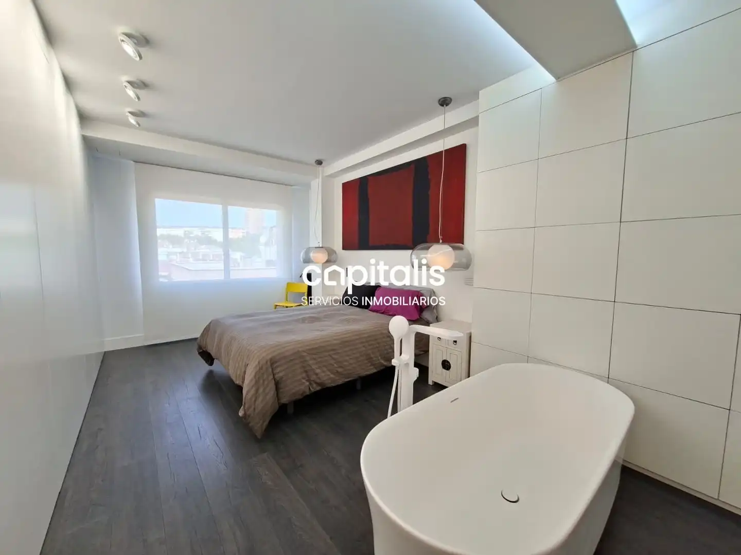 Bedroom of Flat for rent in Madrid  with Heating, Storage room and Furnished
