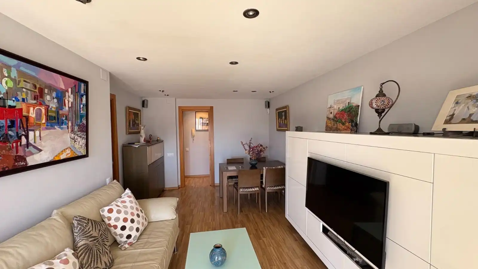 Wohnzimmer von Wohnung zum Verkauf in L'Hospitalet de Llobregat mit Parkett