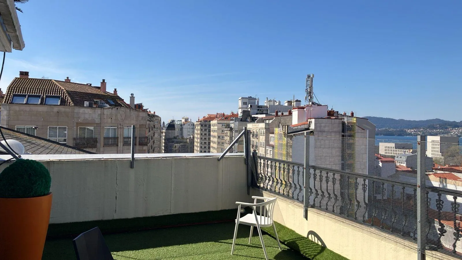 Terrasse von Dachboden zur Miete in Vigo  mit Terrasse