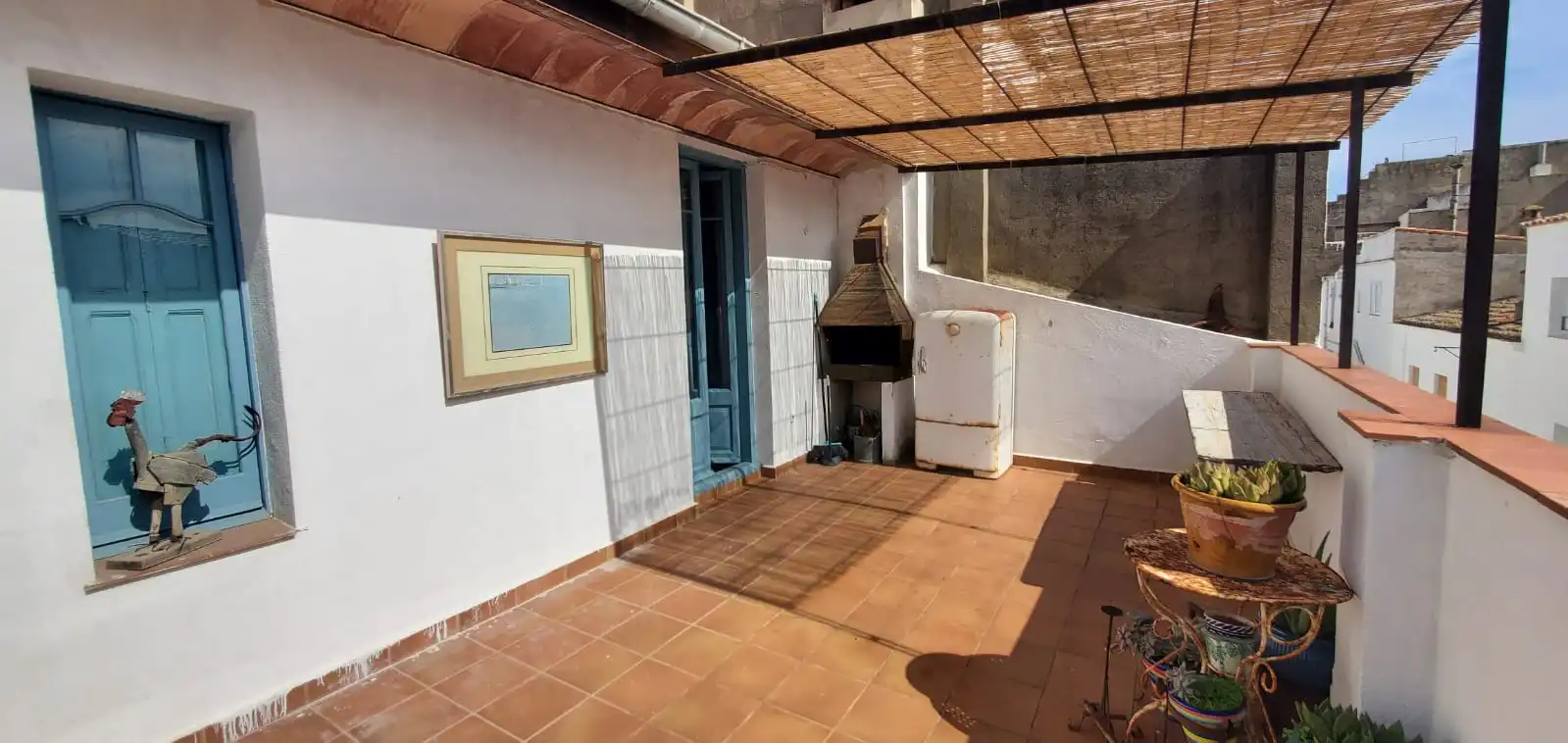 Terrasse von Einfamilien-Reihenhaus zum Verkauf in L'Escala mit Heizung, Terrasse und Möbliert