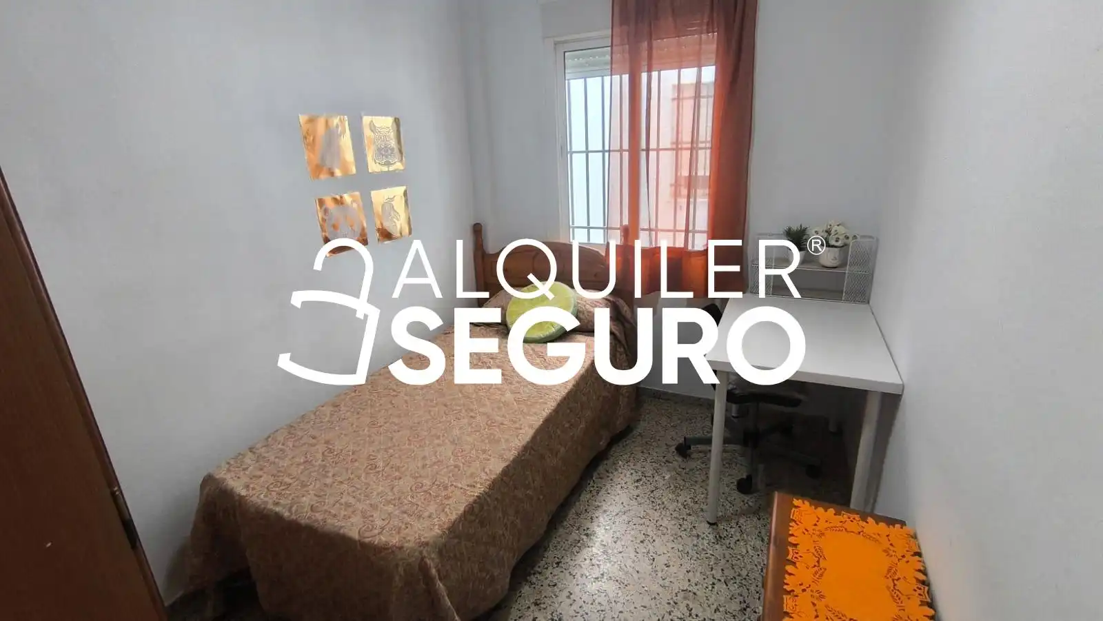 Bedroom of Flat for rent in Málaga  with Air Conditioner and Furnished