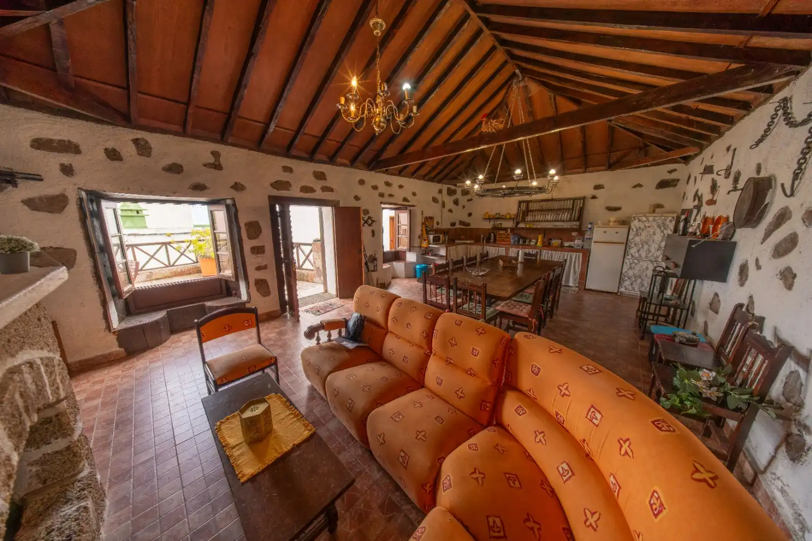 Sala d'estar de Casa o xalet en venda en Los Silos amb Terrassa i Traster