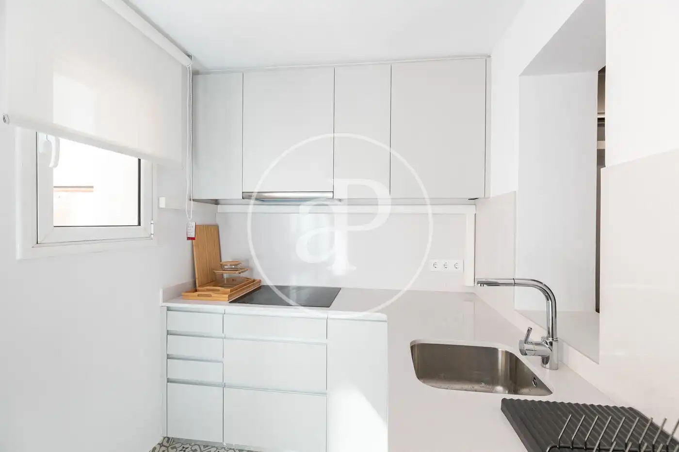 Küche von Wohnung zum Verkauf in Barcelona mit Klimaanlage, Heizung und Terrasse