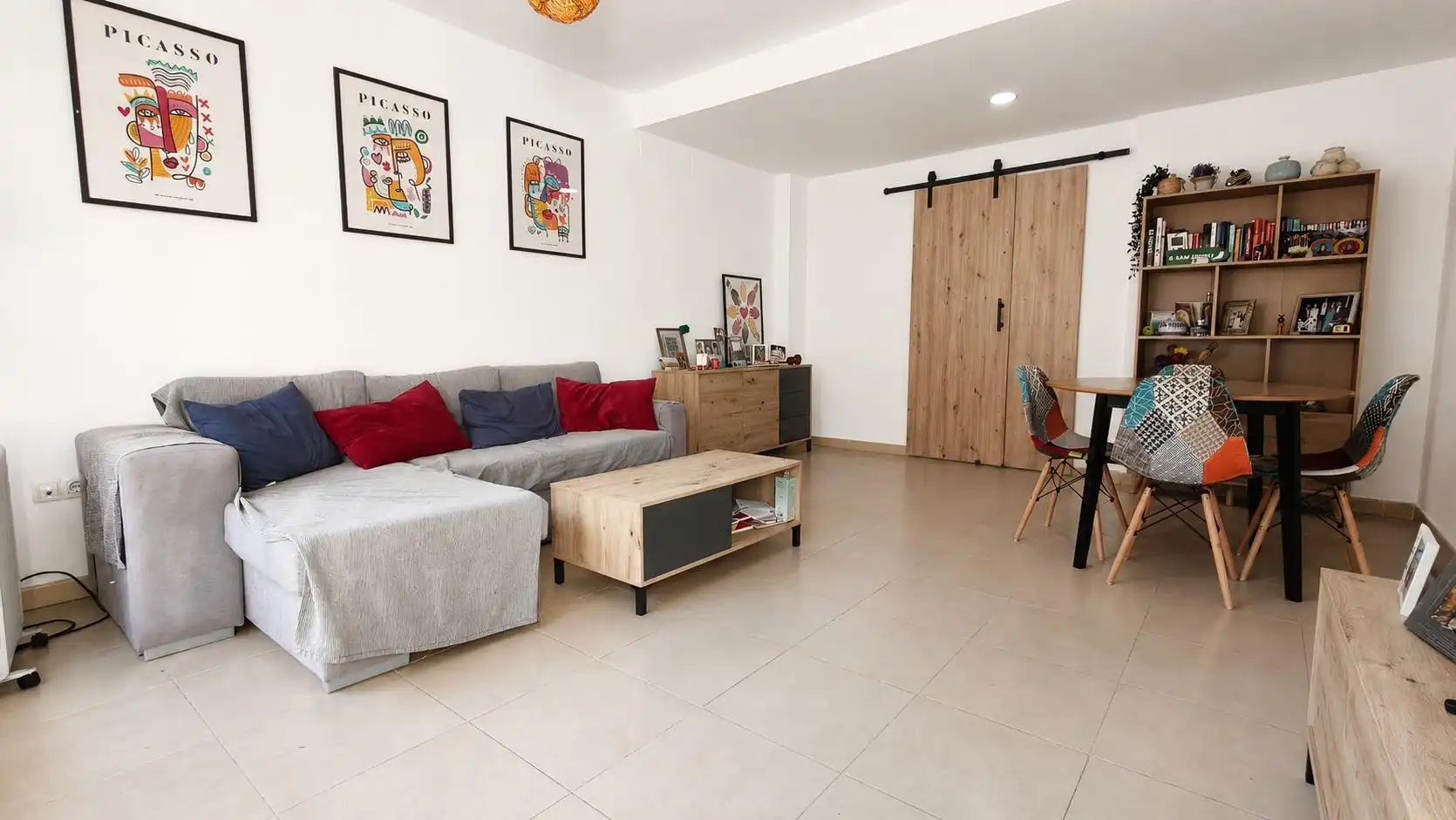 Sala de estar de Ático en venta en Castellón de la Plana / Castelló de la Plana con Terraza, Amueblado y Balcón