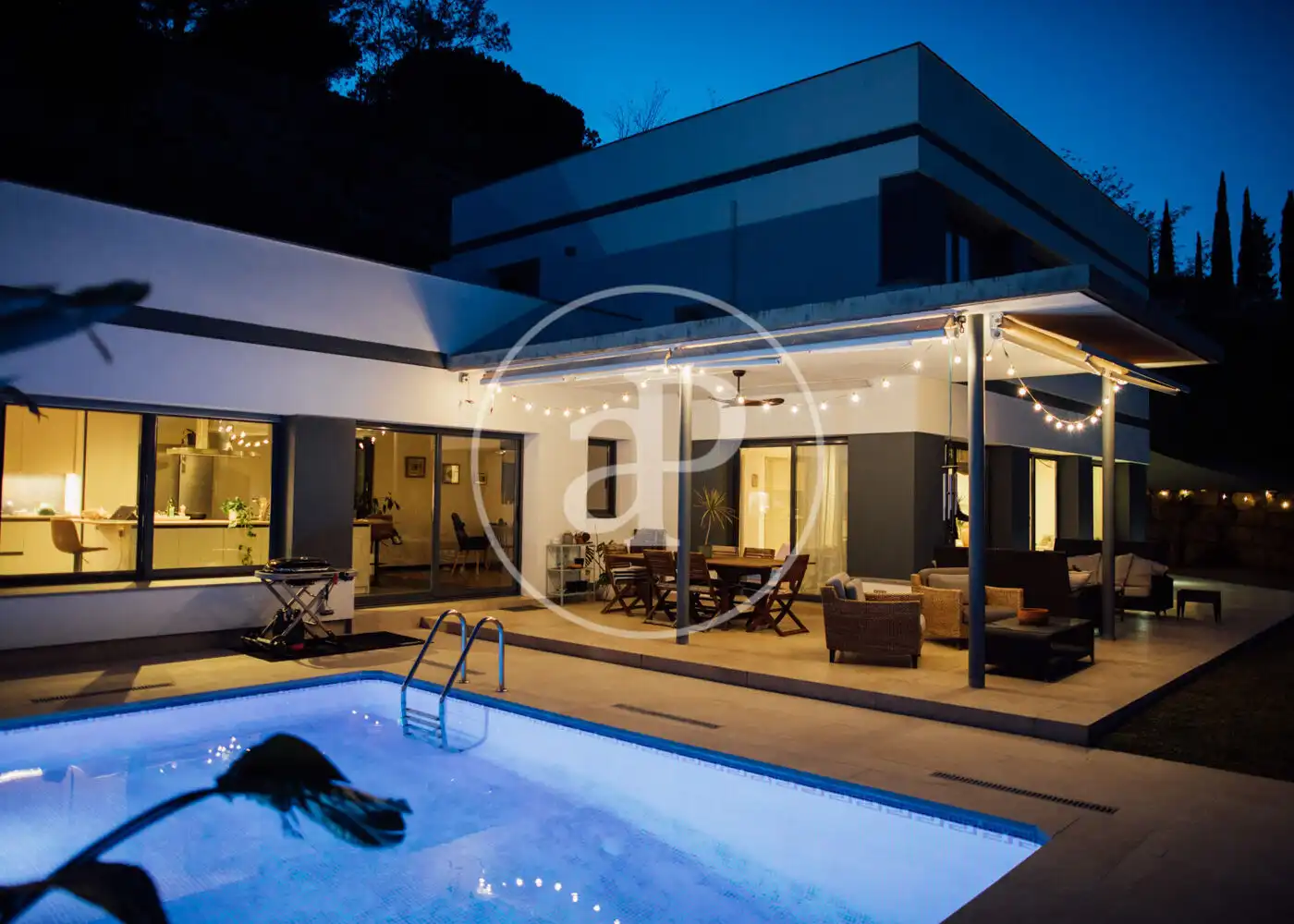 Terraza de Casa o chalet de alquiler en Sant Vicenç de Montalt con Aire acondicionado, Calefacción y Jardín privado