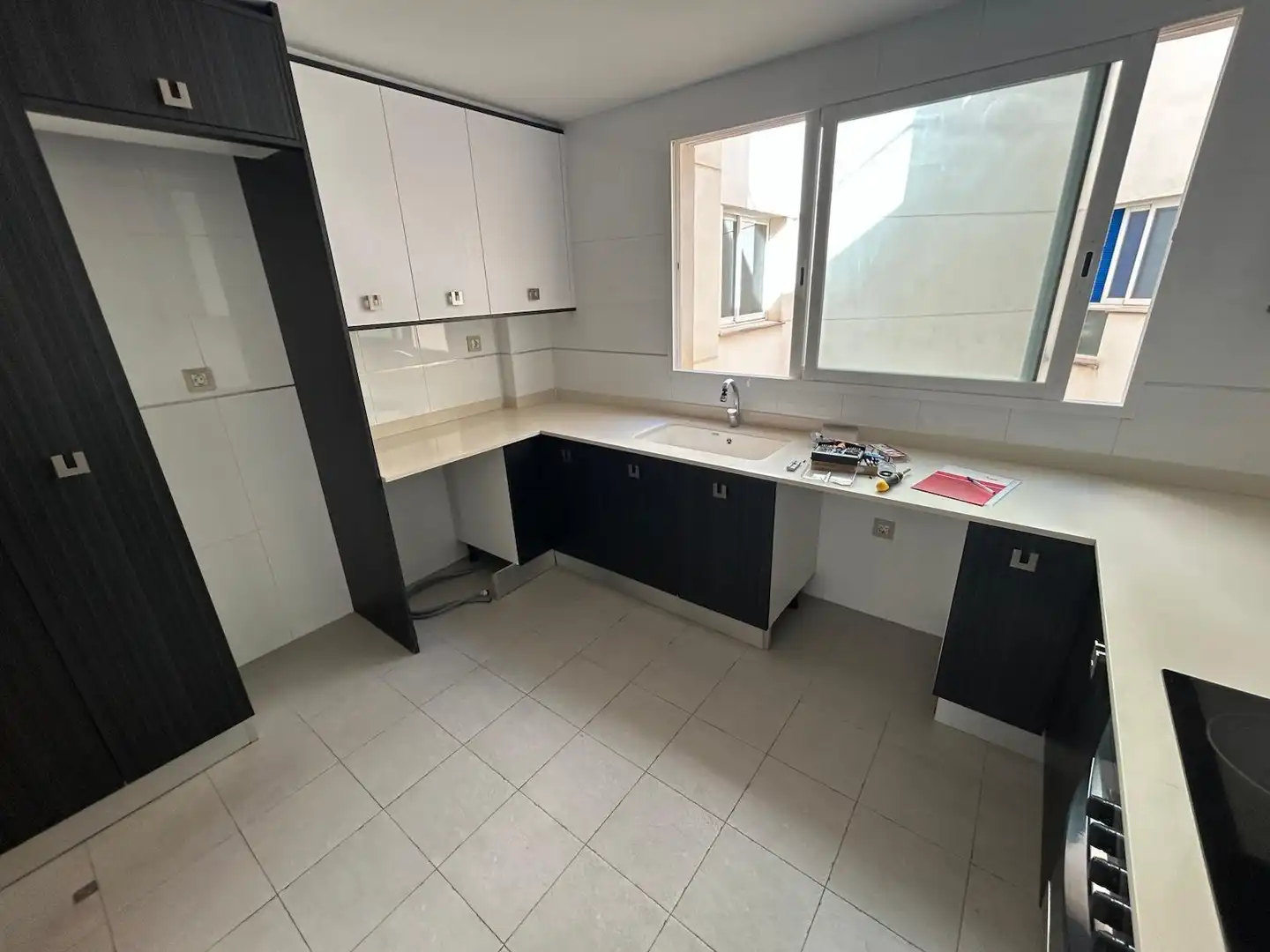 Küche von Wohnung zur Miete in Valencia mit Balkon