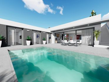 Chalet con piscina en venta en San Juan de los Terreros