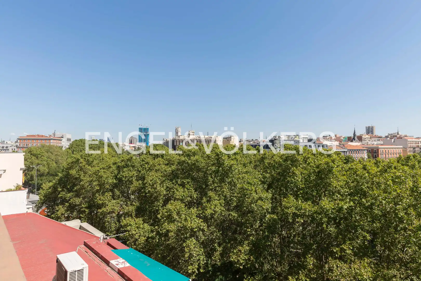 Terrace of Flat for rent in Madrid  with Air Conditioner, Heating and Parquet flooring