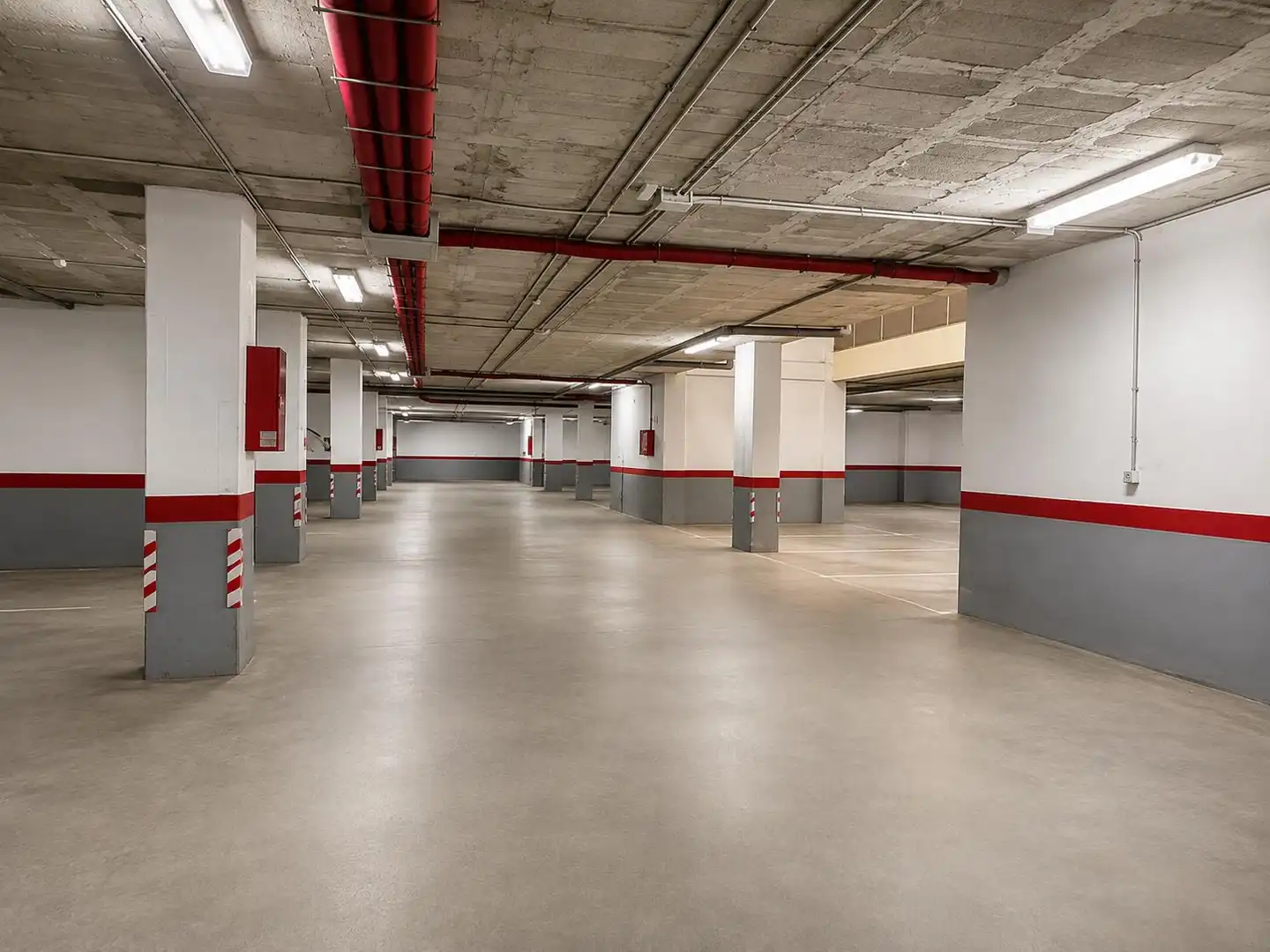 Parking de Ático de alquiler en Málaga con Jardín privado, Terraza y Amueblado