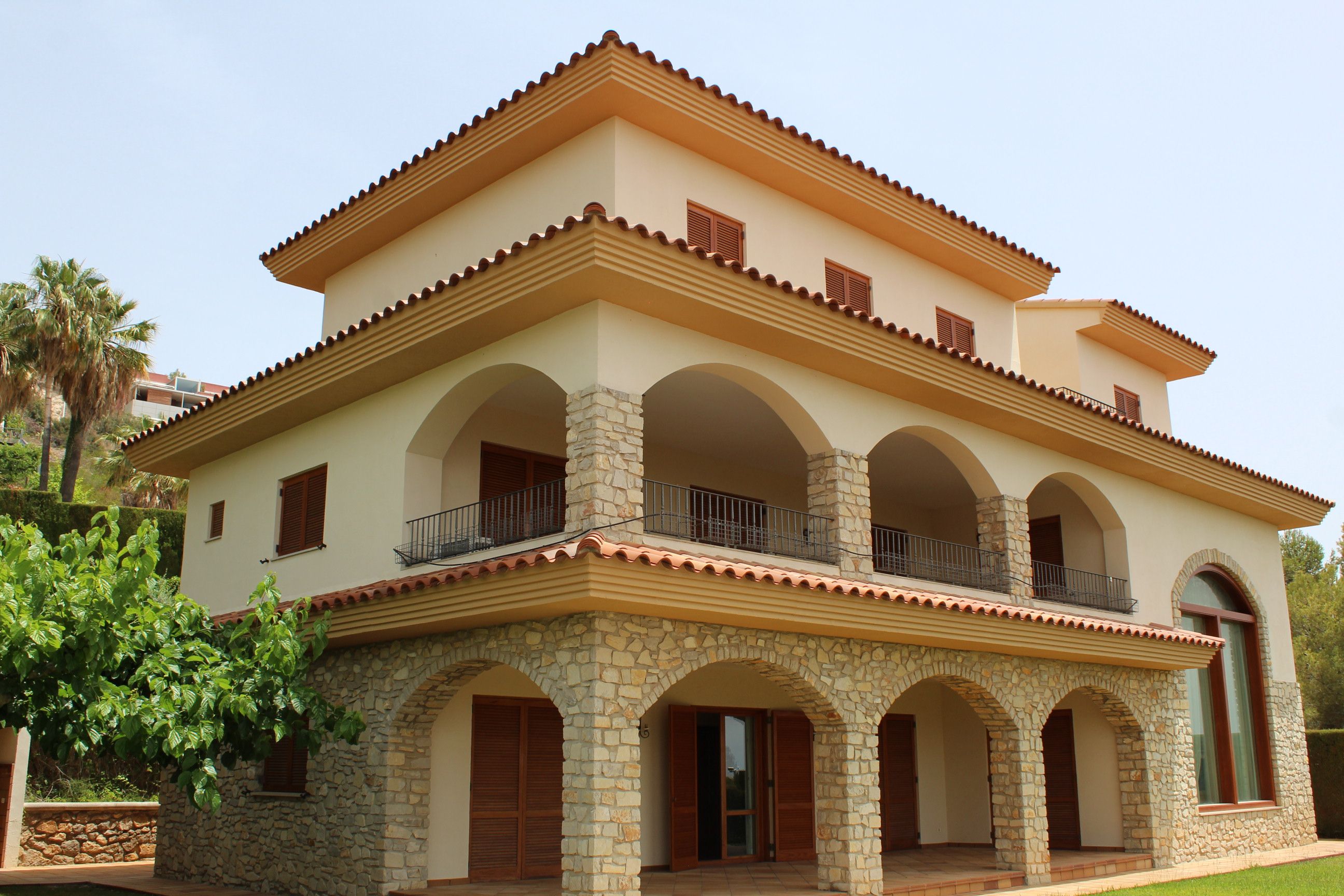 Vista exterior de Casa o xalet en venda en Oropesa del Mar / Orpesa amb Aire condicionat, Calefacció i Jardí privat