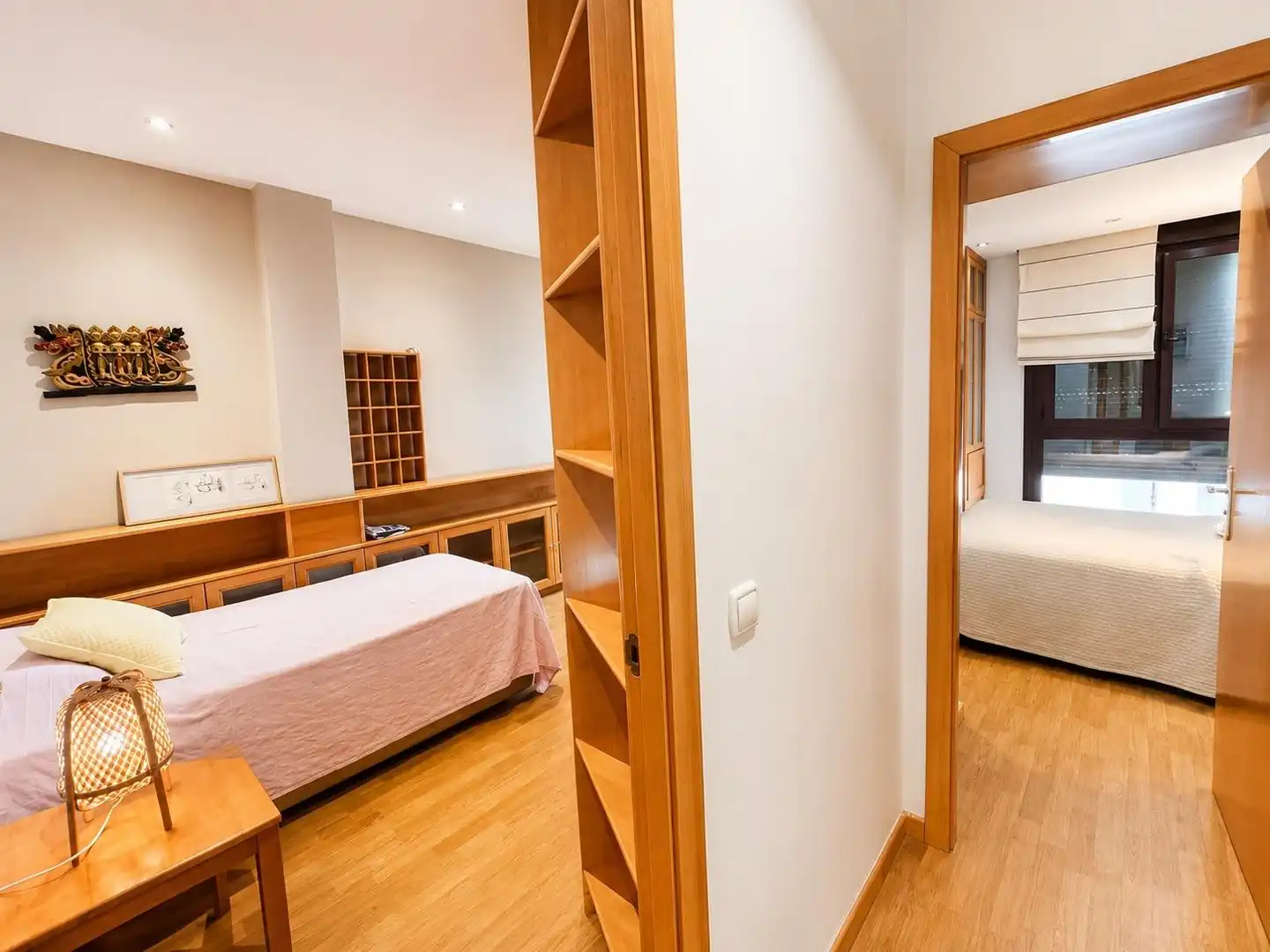 Bedroom of Flat for rent in Las Palmas de Gran Canaria  with Air Conditioner, Parquet flooring and Terrace