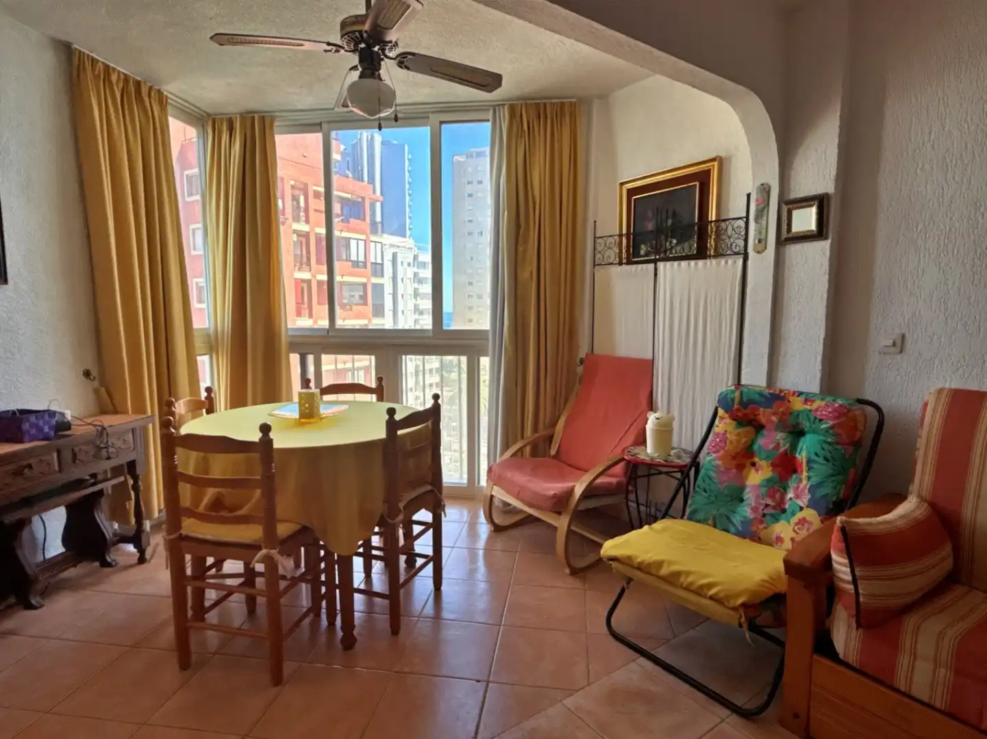 Dining room of Apartments for sale in Calpe / Calp  with Air Conditioner, Heating and Private garden