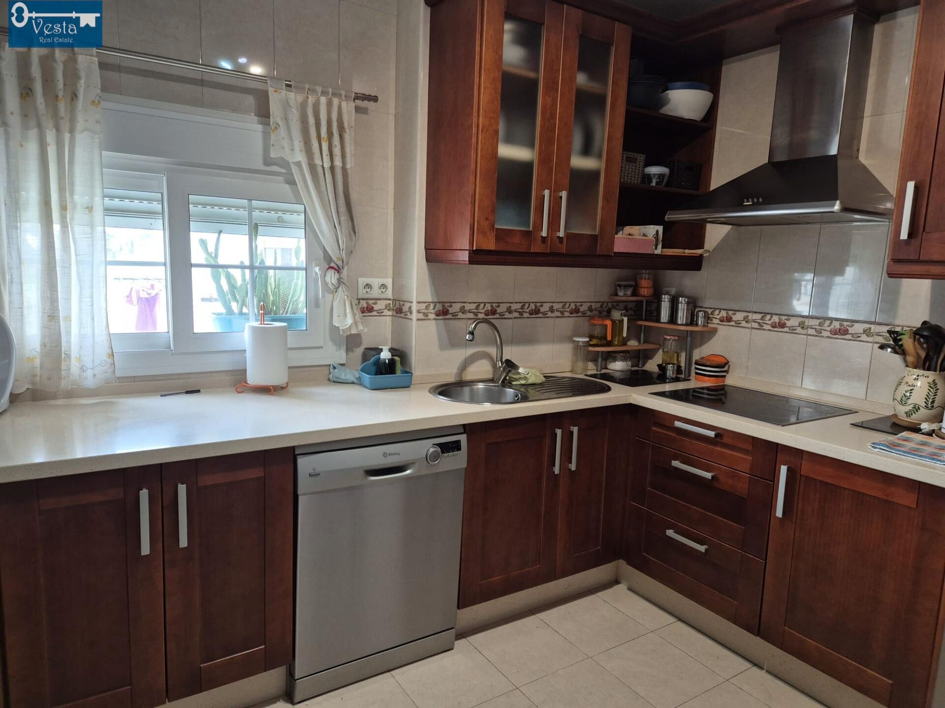 Kitchen of Flat for sale in Jerez de la Frontera  with Air Conditioner, Private garden and Terrace