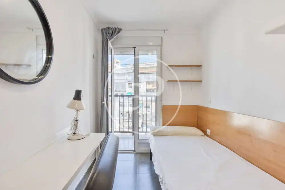 Bedroom of Flat for rent in Valencia  with Heating, Furnished and Balcony