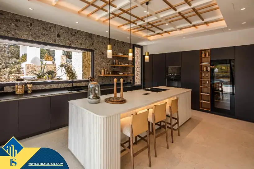 Cocina de Casa o chalet en venta en Santa Eulària des Riu con Terraza y Piscina