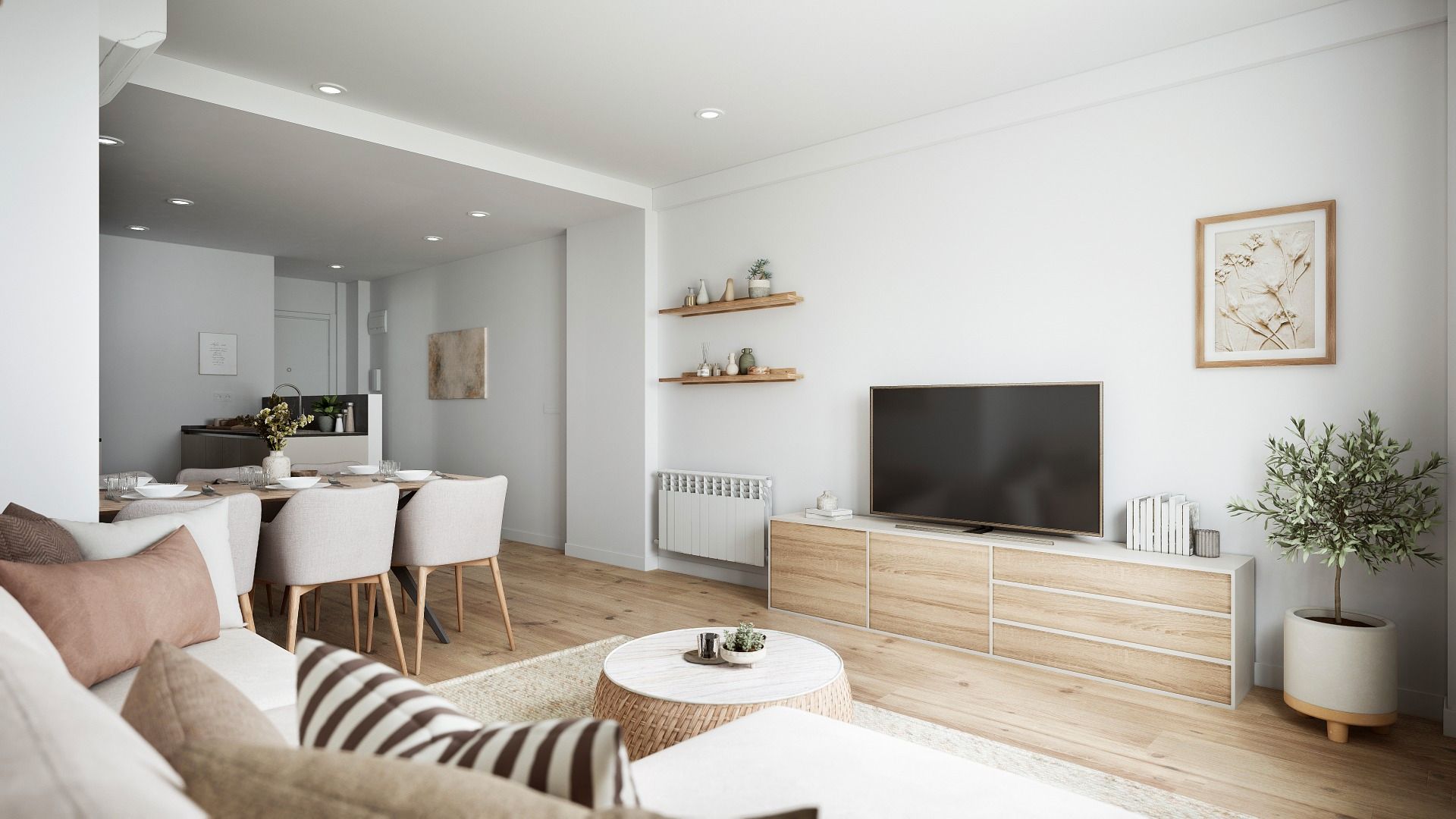 Living room of Flat for sale in  Madrid Capital
