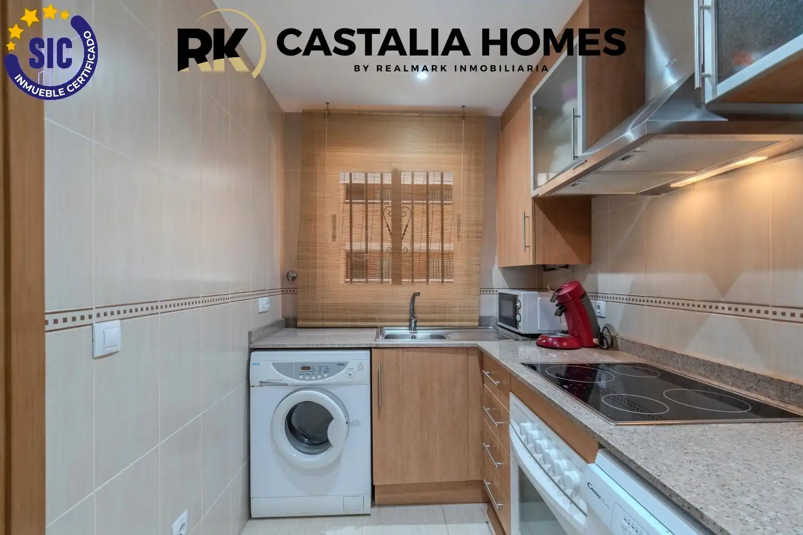 Cuina de Apartament en venda en Oropesa del Mar / Orpesa amb Aire condicionat, Jardí privat i Terrassa