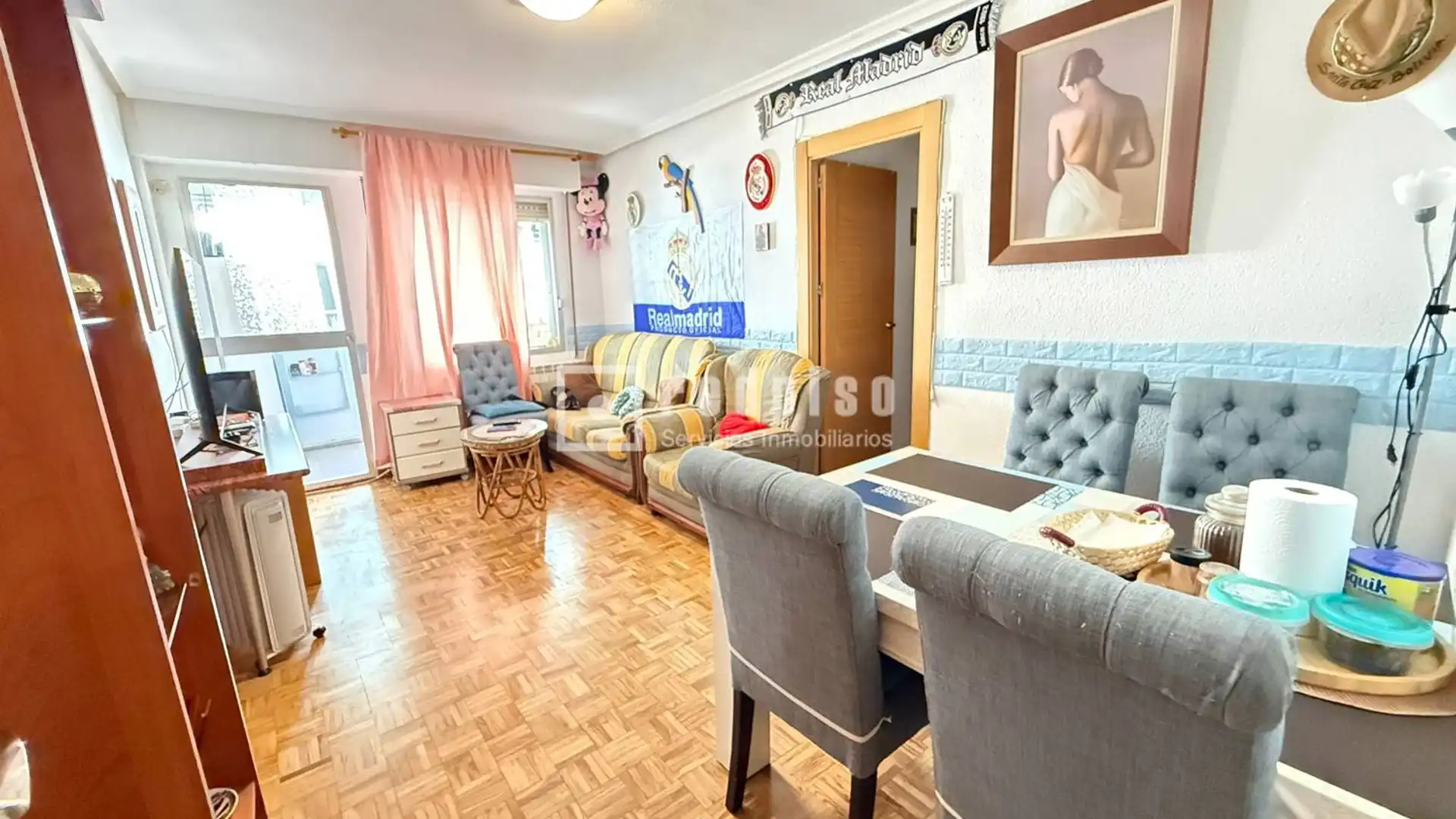 Sala de estar de Piso en venta en Torrejón de Ardoz con Calefacción, Parquet y Terraza