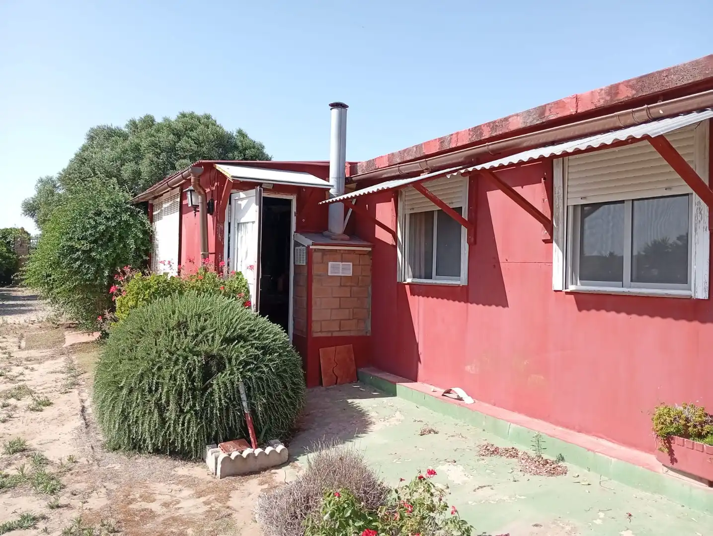 Vista exterior de Finca rústica de alquiler en Medina Sidonia con Jardín privado, Terraza y Amueblado