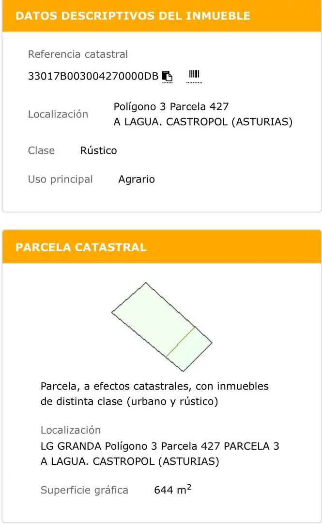 Land for sale in Castropol