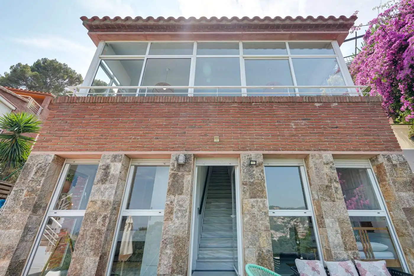 Vista exterior de Casa o chalet en venta en Tossa de Mar con Aire acondicionado, Jardín privado y Terraza