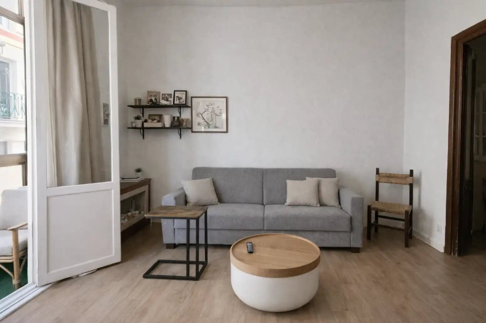 Sala de estar de Piso en venta en Santander con Calefacción, Parquet y Amueblado