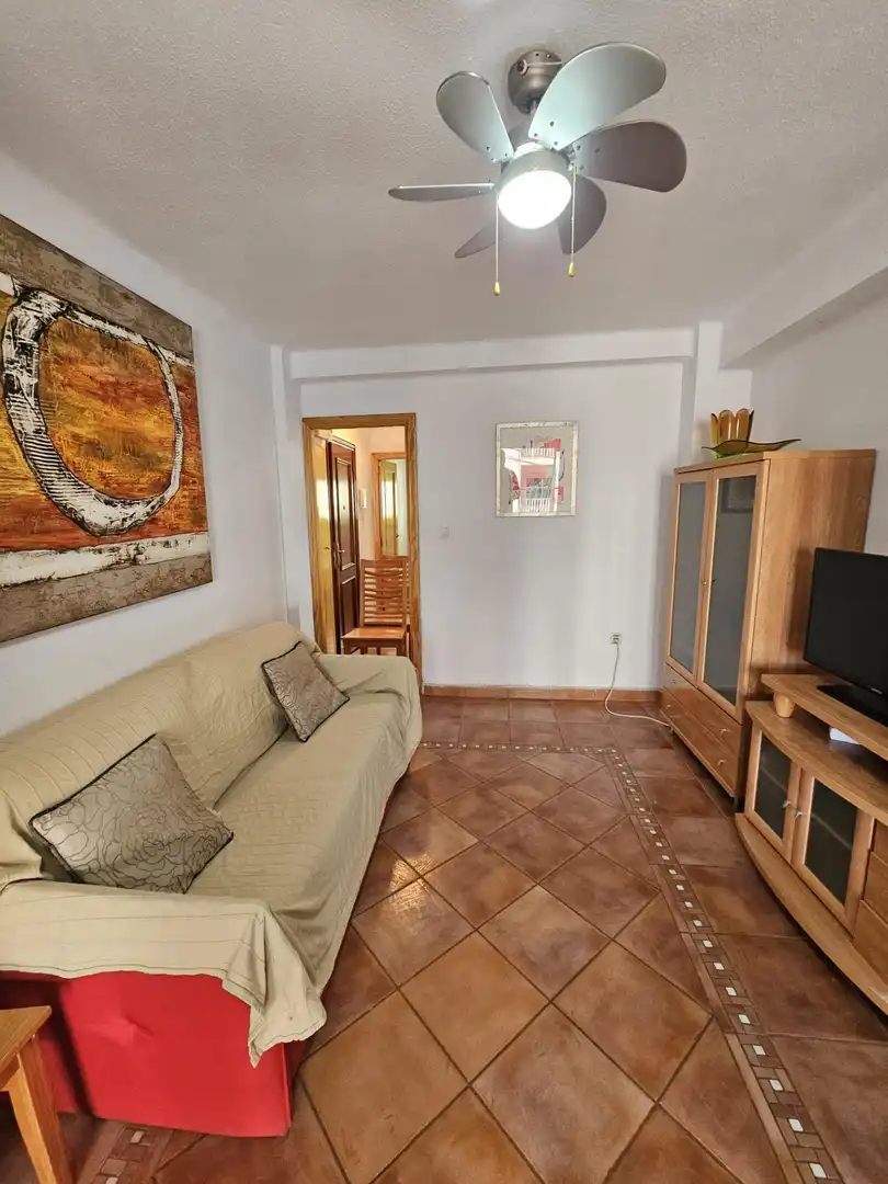 Wohnzimmer von Wohnung zum Verkauf in Valencia mit Klimaanlage und Balkon