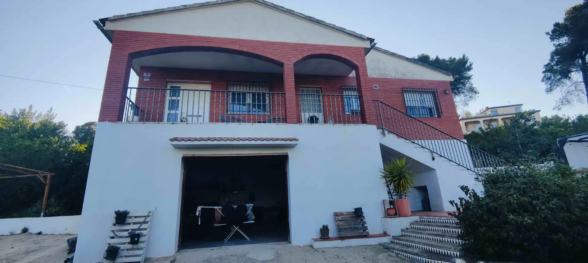 Vista exterior de Casa o chalet en venta en Vallirana con Calefacción, Jardín privado y Terraza