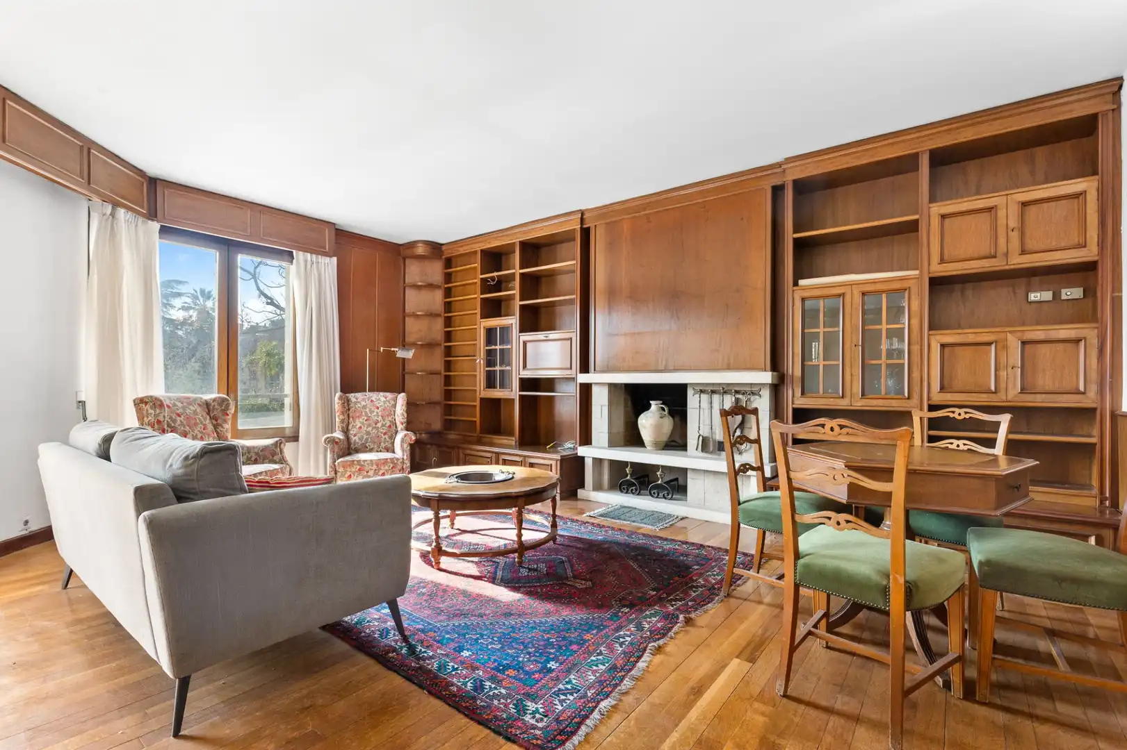 Sala de estar de Piso en venta en Barcelona con Calefacción, Terraza y Balcón