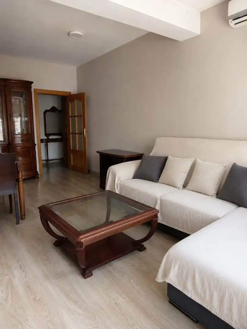 Sala d'estar de Apartament en venda en Barcelona amb Aire condicionat i Parquet