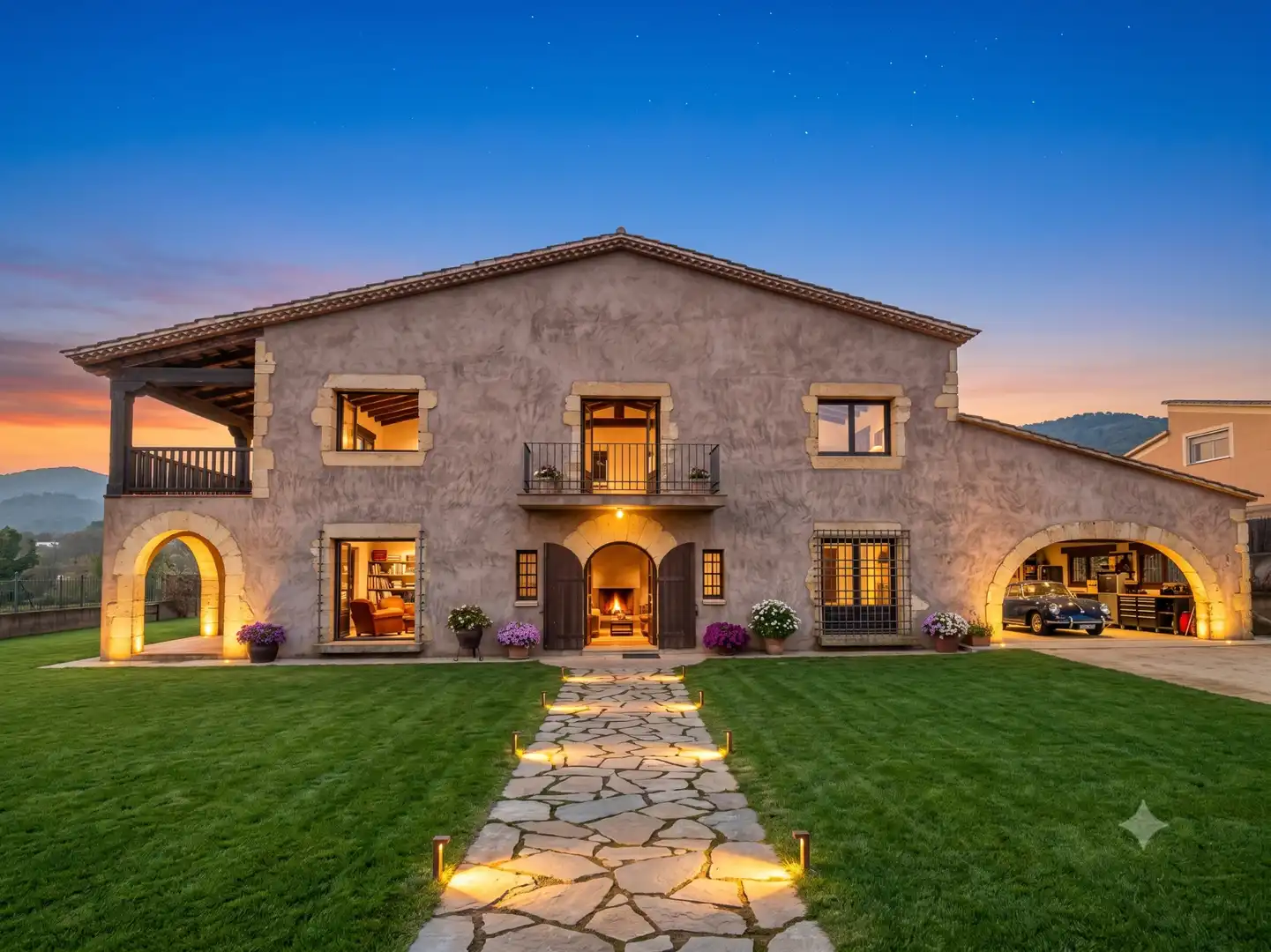 Exterior view of Country homes for sale in Montornès del Vallès  with Private garden, Terrace and Balcony